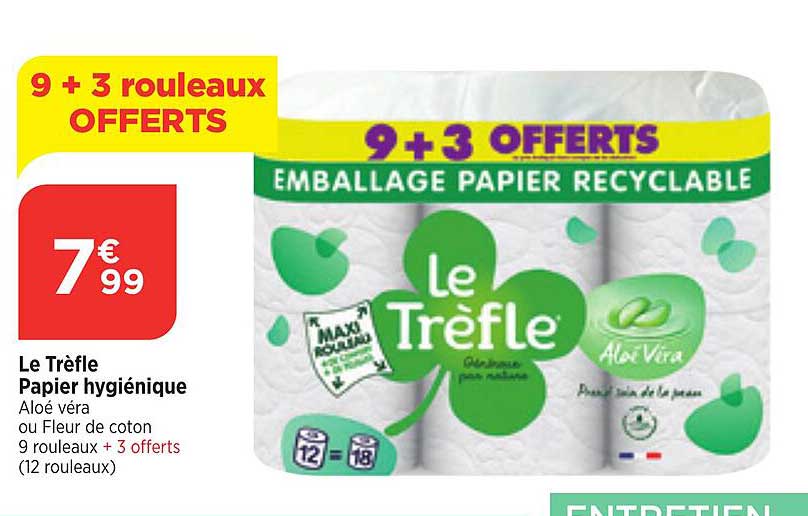 Le Trèfle Papier Hygiénique