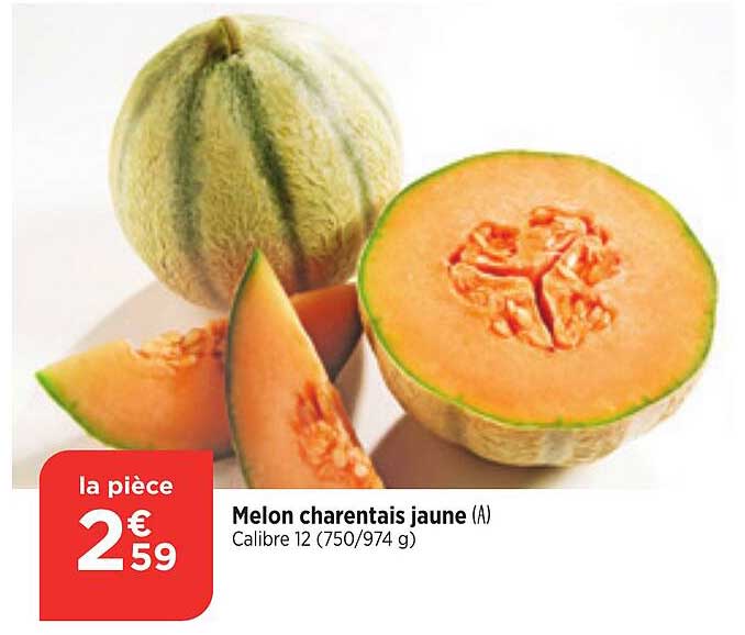Melon Charentais Jaune