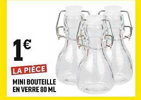 Mini Bouteille En Verre 80ml