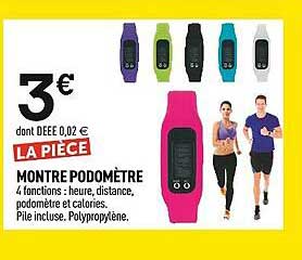 montre podomètre