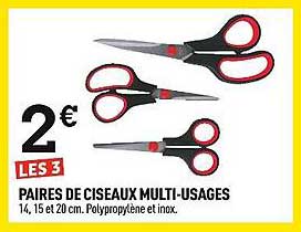 paires de ciseaux multi-usages