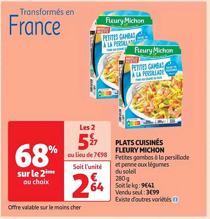 plats cuisinés fleury michon