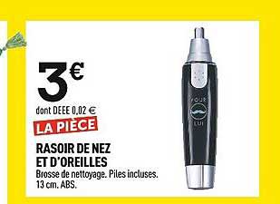rasoir de nez et d'oreilles