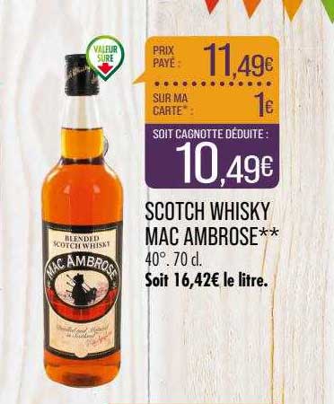 scotch whisky mac ambrose