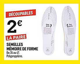 Semelles Mémoire De Forme