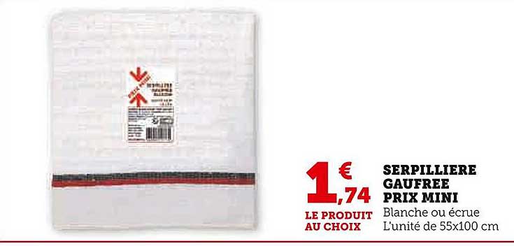 serpillière gaufrée prix mini