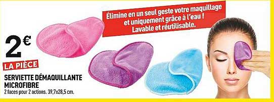 Serviette Démaquillante Microfibre