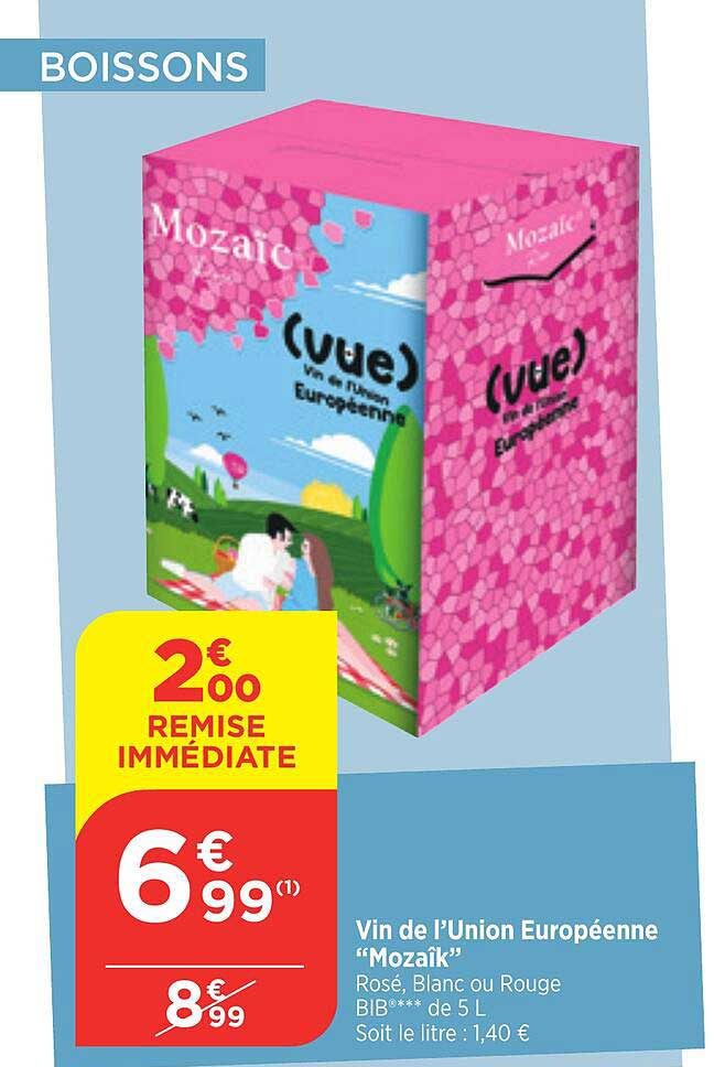 vin de l'union européenne "mozaïk"