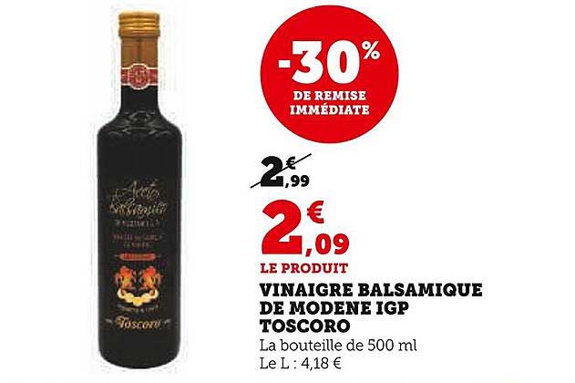 Vinaigre Balsamique De Modène Igp Toscoro