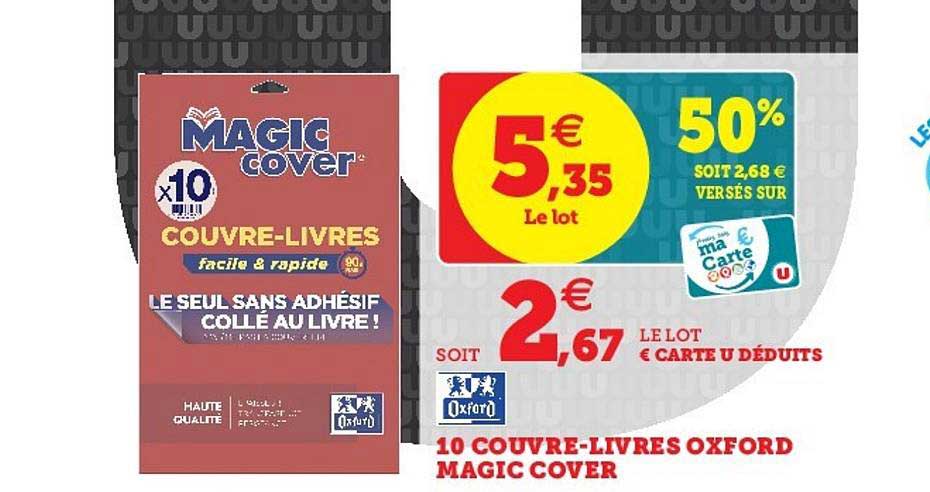 10 couvre livres oxford magic cover