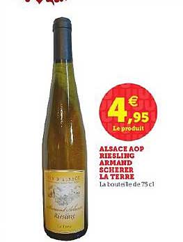 alsace aop riesling armand scherer la terre