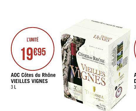 aoc côtes du rhône vieilles vignes