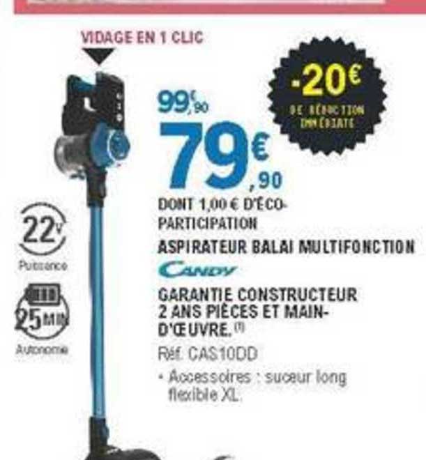 Aspirateur Balai Multifonction Candy