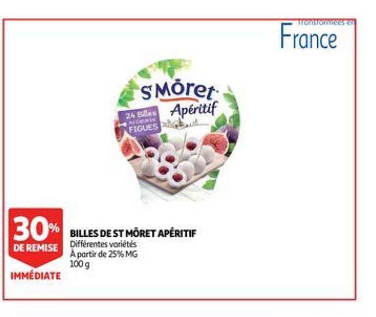 billes de st môret apéritif 30% de remise immédiate
