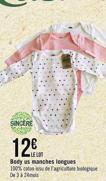 body us manches longues sincère