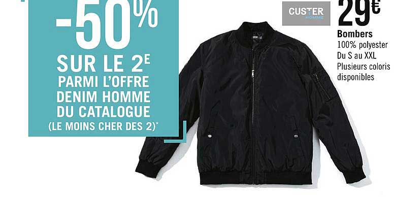 Bombers Custer Homme
