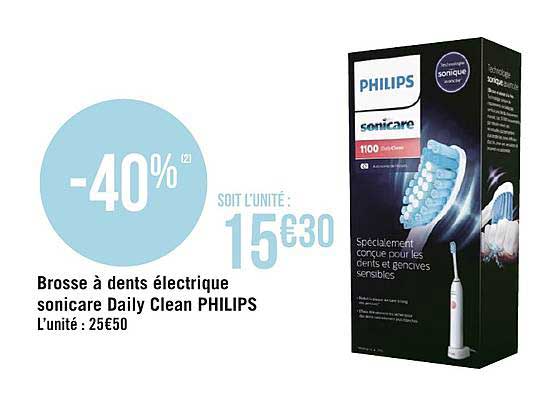 brosse à dents électrique sonicare daily clean philips