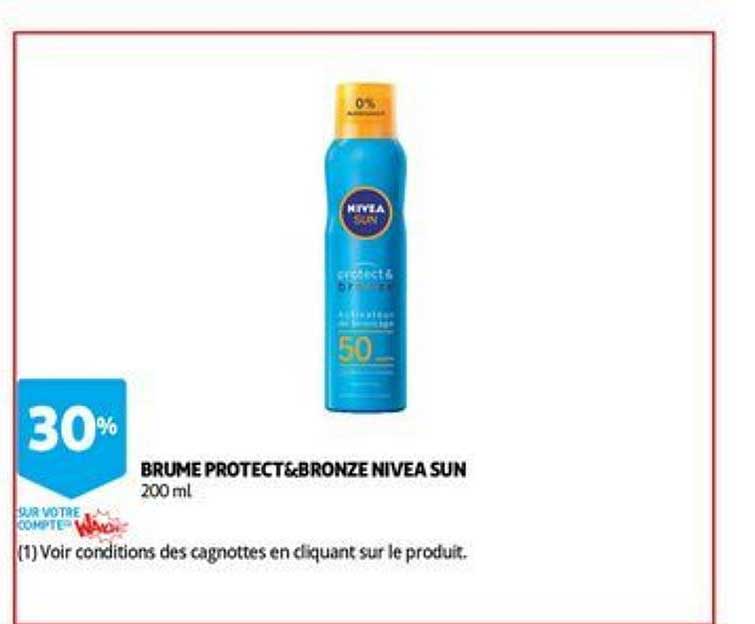 brume protect&bronze nivea sun