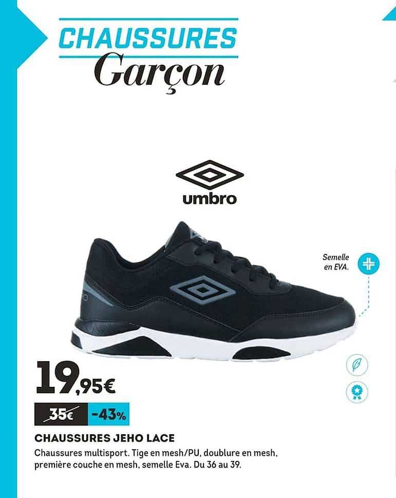 chaussures jeho lace umbro