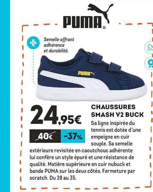 chaussures smash v2 buck puma