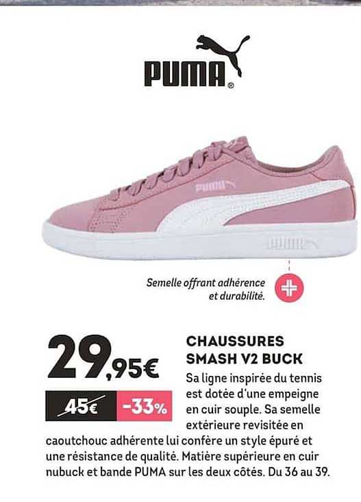 chaussures smash v2 buck puma
