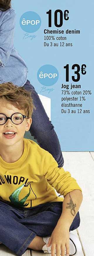 chemise denim jog jean êpop