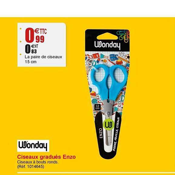 ciseaux gradués enzo wonday