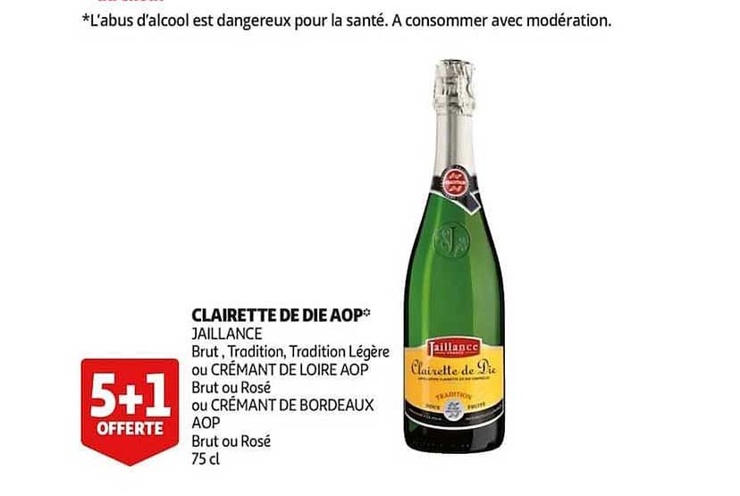 clairette de die aop 5+1 offert