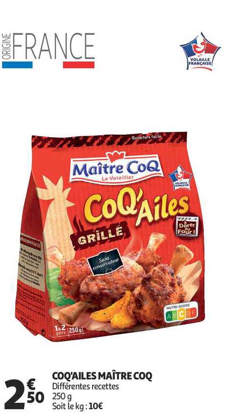 coq ailes maître coq