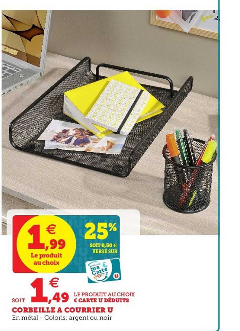 Corbeille à Courrier U