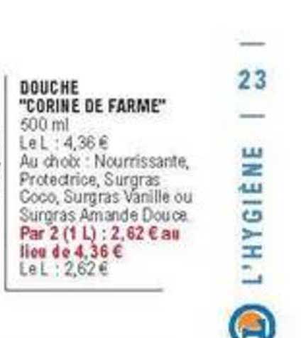 corine de farme douche