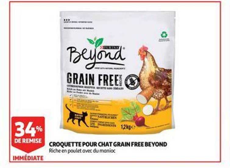 croquette pour chat grain free beyond 34% de remise immédiate