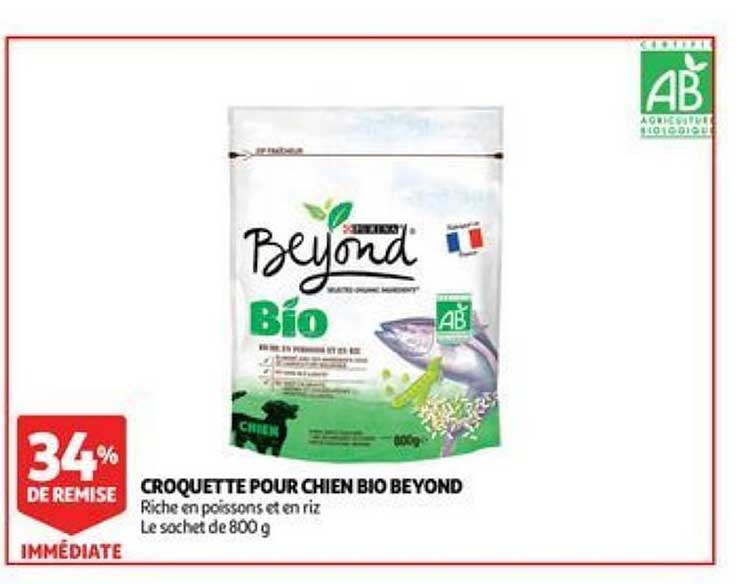 croquette pour chien bio beyond 34% de remise immédiate