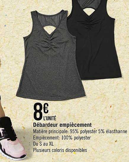 Débardeur Empiècement