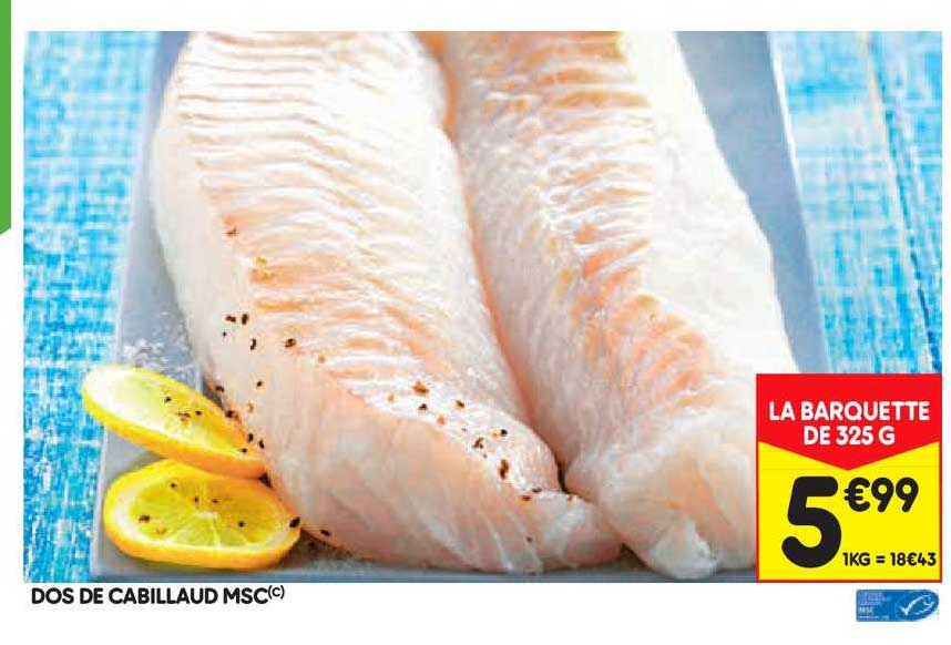 Dos De Cabillaud Msc