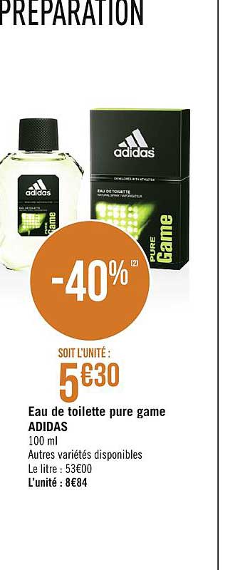 eau de toilette pure game adidas