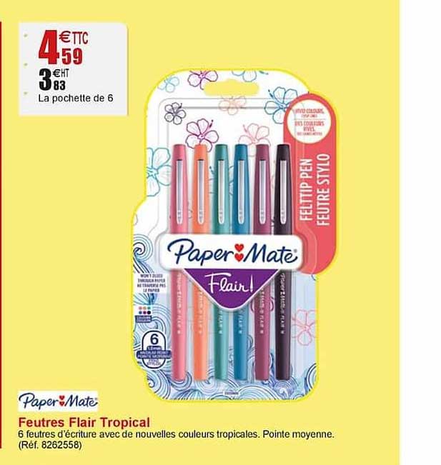 Feutres Flair Tropical Papermate