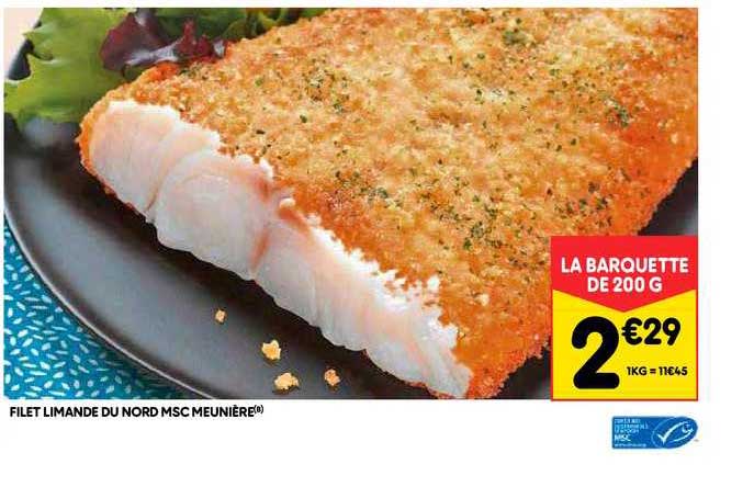 Filet Limande Du Nord Msc Meunière