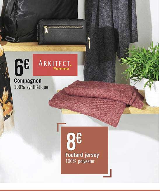 foulard jersey arkitect femme