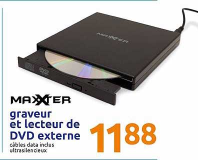 graveur et lecteur de dvd externe maxter