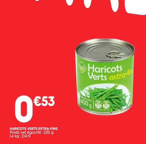Haricots Verts Extra Fins
