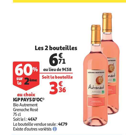 Igp Pays D Oc 60% Sur Le 2e