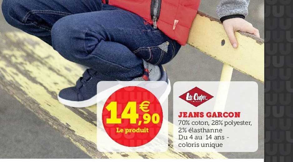 jeans garçon lee cooper