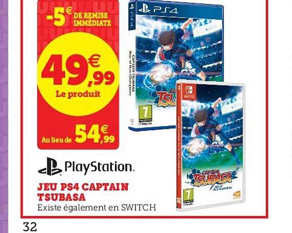 jeu ps4 captain tsubasa