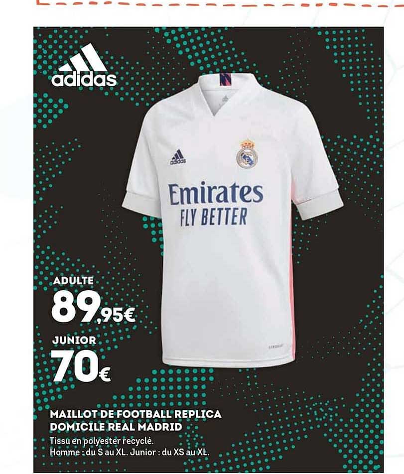 maillot de football replica domicile real madrid adidas