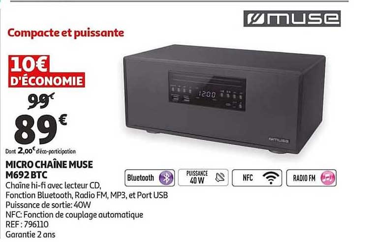 Micro Chaîne Muse M692btc