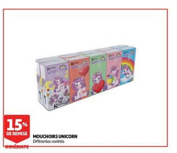 Mouchoirs Unicorn  15% De Remise Immédiate