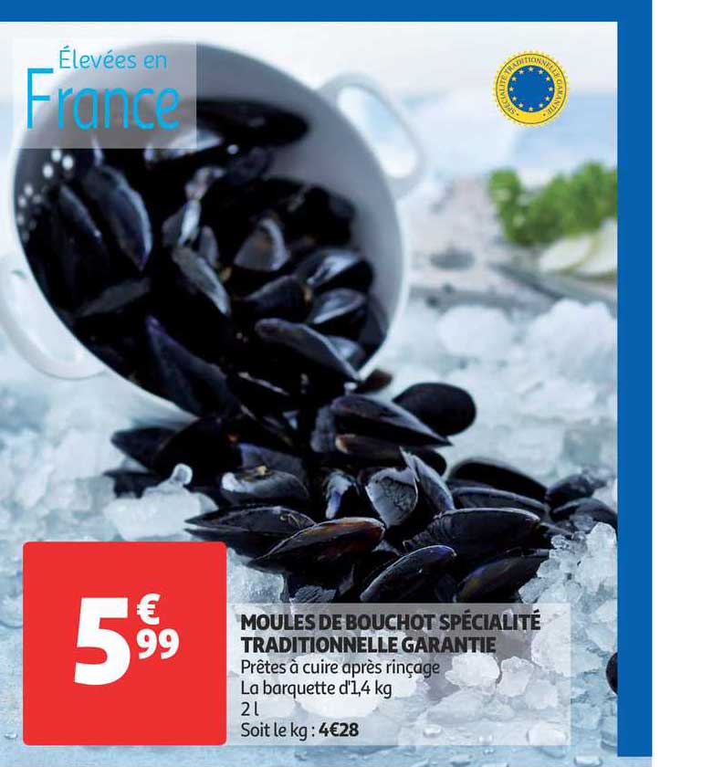 moules de bouchot spécialité traditionnelle garantie