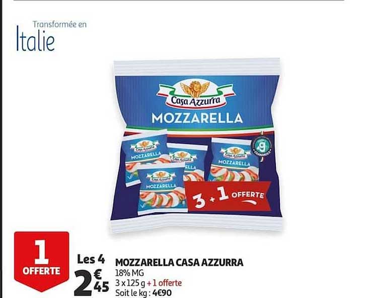 mozzarella casa azzurra