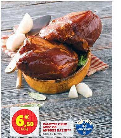 palette crue avec os andrée bazin